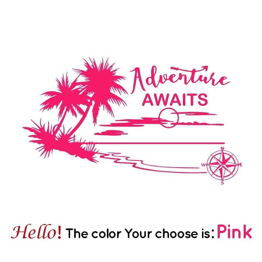 訳あり 大サイズadventuer車装飾キャンピングカーデカールステッカー Spa Rumba Fr