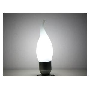 在庫限り LEDローソク電球 乳白カバー E17 昼白色 消費電力3W 炎型