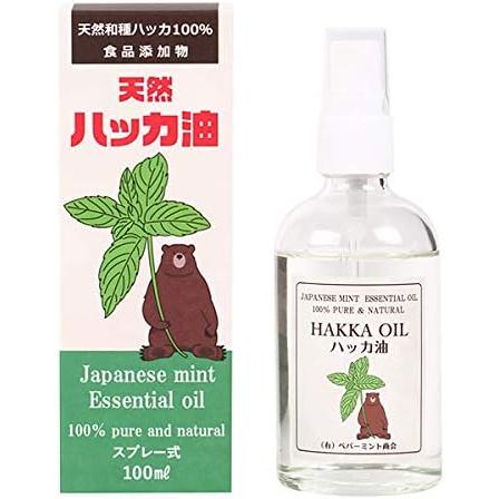 ペパーミント商会 天然 ハッカ油 スプレー 100ml 虫除け 虫除けスプレー 駆除 害虫対策 夏 アロマ の商品画像