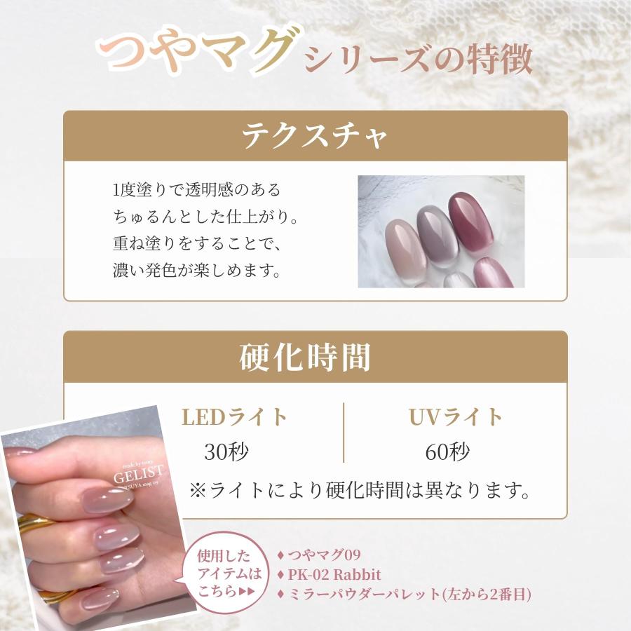 ジェリスト GELIST つやマグ マグネットネイル 7g マグジェル カラー