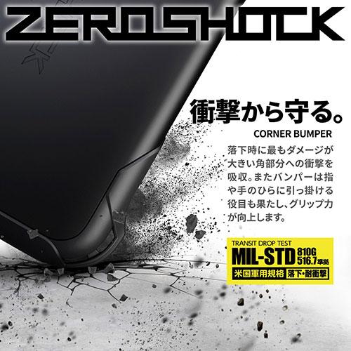 エレコム iPhone SE 第3世代 ハイブリッドケース ZEROSHOCK ブラック PM-A22SZEROBK｜mangerou｜02