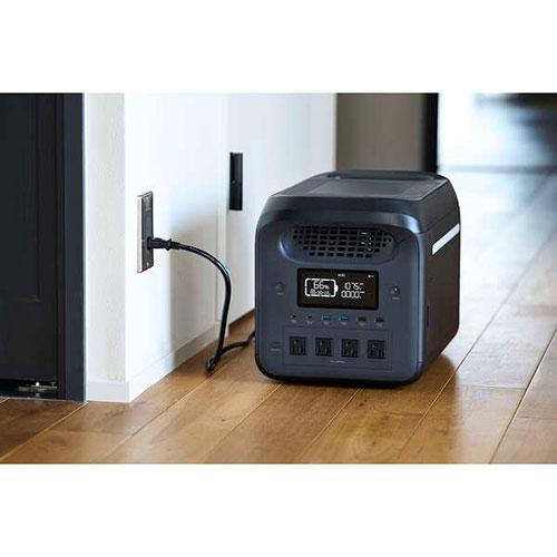 エレコム ポータブル電源 1200P (容量 1229Wh / AC出力 1500W) ブラック DE-PS1200PBK_2