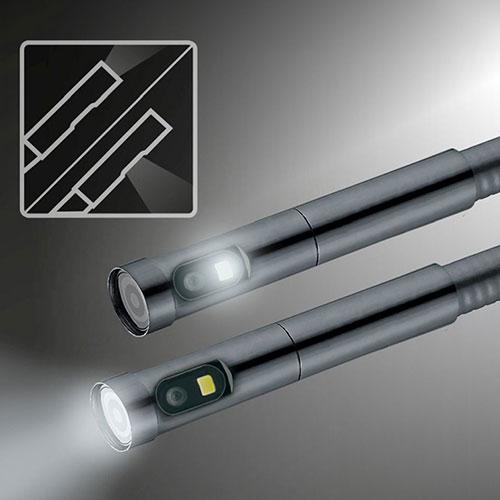 LASERLINER 携帯型工業用内視鏡 ビデオポケットHDM 4.3インチ大画面カラーディスプレイ搭載 手のひらサイズ ブラック 082264Aの画像
