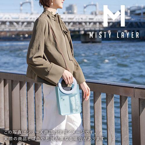 MISTY LAYER ボディバッグ ミストをまとうような柔らかい透け感と上品な風合い オレンジ MLBb-OR｜mangerou｜03