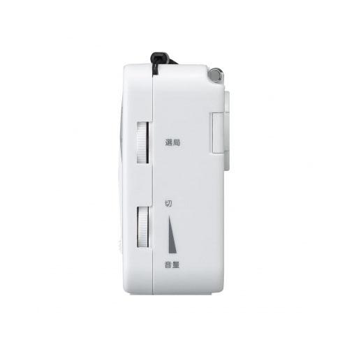 〔5個セット〕 YAZAWA 手回し充電ラジオ ライト付 ホワイトBS901WHX5_2
