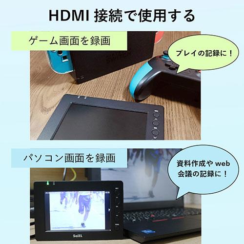 SaiEL フルハイビジョンビデオレコーダー&プレーヤー ビデオ映像をかんたんデジタル保存 SLI-FVC03_4