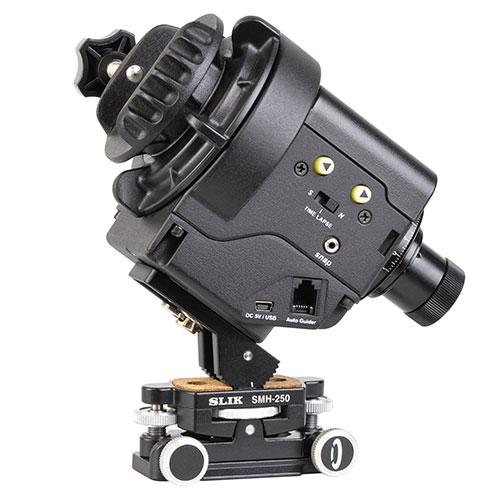 スリック SLIK SMH-250 微動方式押しねじ式の2軸微動雲台。高度補助ウェッジ付属 SMH-250の画像