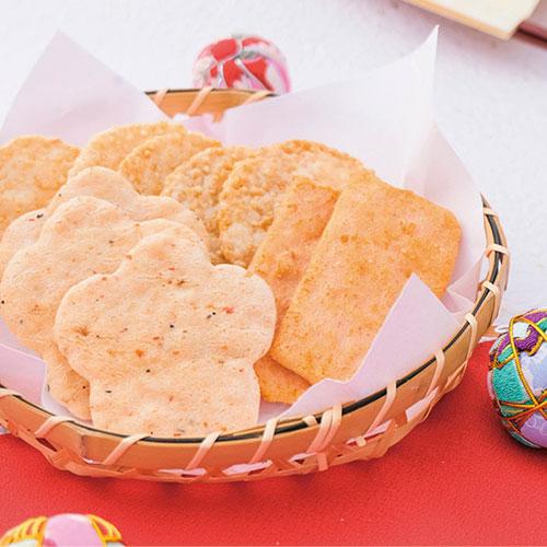 金澤兼六製菓 せんべい詰合せBOX えびまめ花煎餅・つぶ焼きサラダ煎餅