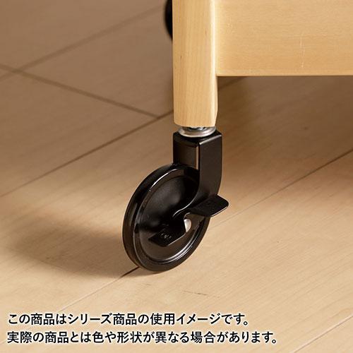 弘益 TORE-3H(NA) トーレ ワゴン 引き出し付 ナチュラル TORE3HNAの画像