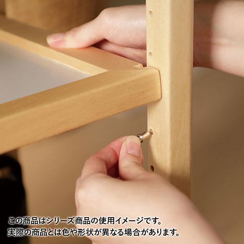弘益 TORE-3H(NA) トーレ ワゴン 引き出し付 ナチュラル TORE3HNAの画像