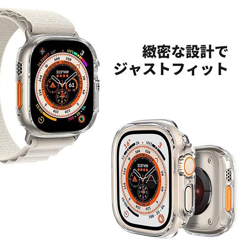 TF7 ティーエフセブン Air Skin ハードケース for Apple Watch Ultra 49mm マットブラック TF72728｜mangerou｜04