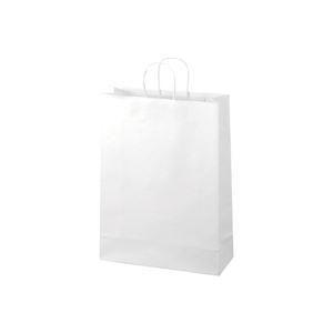 (まとめ)ジョインテックス 手提袋 丸紐 白 特大 50枚 B290J-W〔×2セット〕