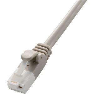 (まとめ) エレコム Cat5e対応ツメ折れ防止LANケーブル ライトグレー 5m LD-CTT/LG5/RS 1本 〔×10セット〕