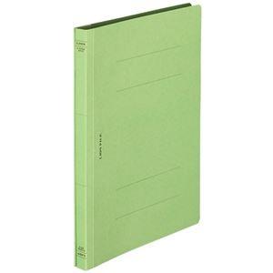 (まとめ) ライオン事務器 フラットファイル(環境) 樹脂押え具 B5タテ 150枚収容 背幅18mm 緑 A-529KB5S 1セット(10冊) 〔×10セット〕