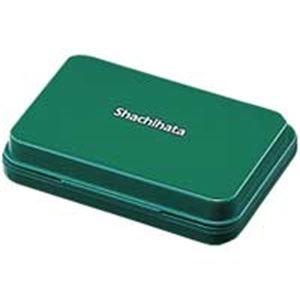 (業務用100セット) シヤチハタ スタンプ台 HGN-1-G 小形 緑