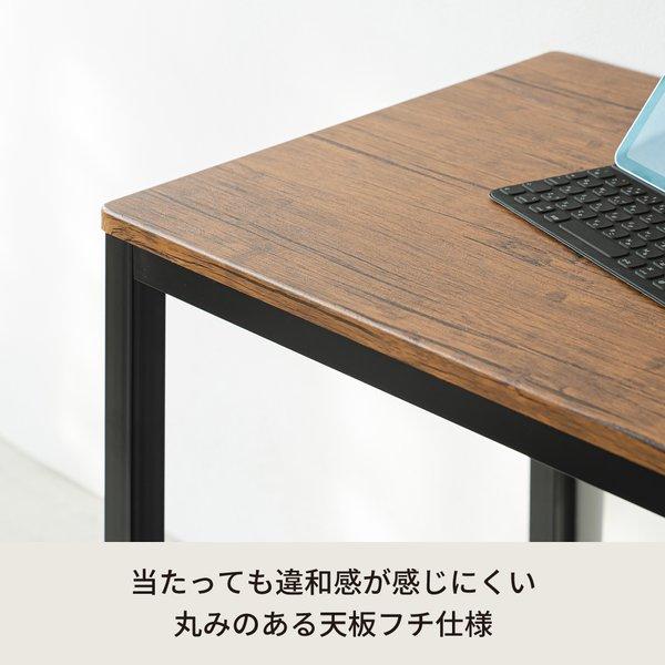 福岡発 テーブル 事務机 ブラウン系 収納 引き出し テーブル レトロ 家具調 ヴィンテージテーブル(ブラウン/茶) 木製 デスク リビングテーブル