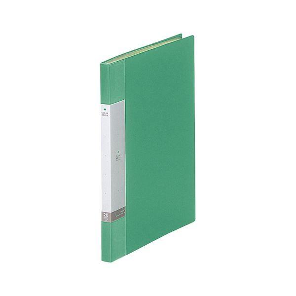 (まとめ) LIHIT LAB. クリヤーブック20P G3201-7 緑 10冊〔×2セット〕