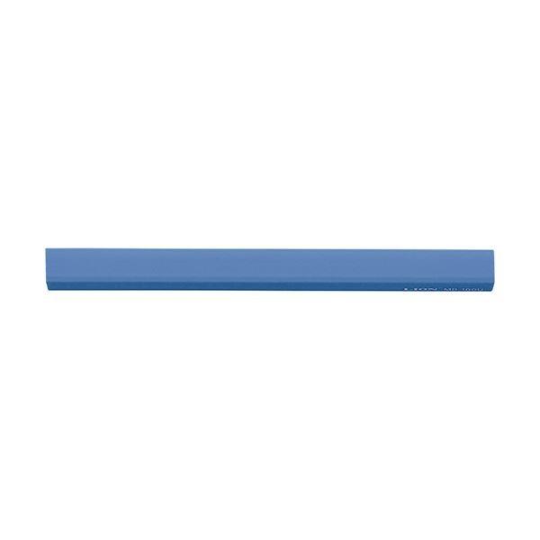 (まとめ) ライオン事務器 マグネットバー長さ160×幅15×厚さ16mm ブルー MB-160U 1本 〔×30セット〕