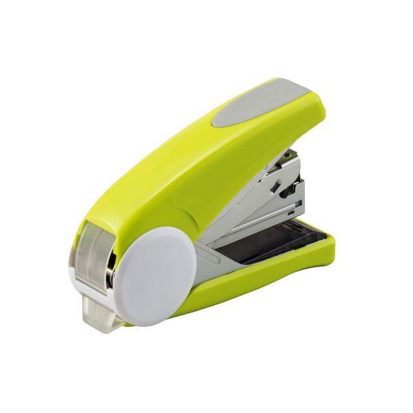 (まとめ) ライオン事務器 ステープラ かるホッチPOWER 45枚とじ グリーン FS-45 1個 〔×5セット〕_1