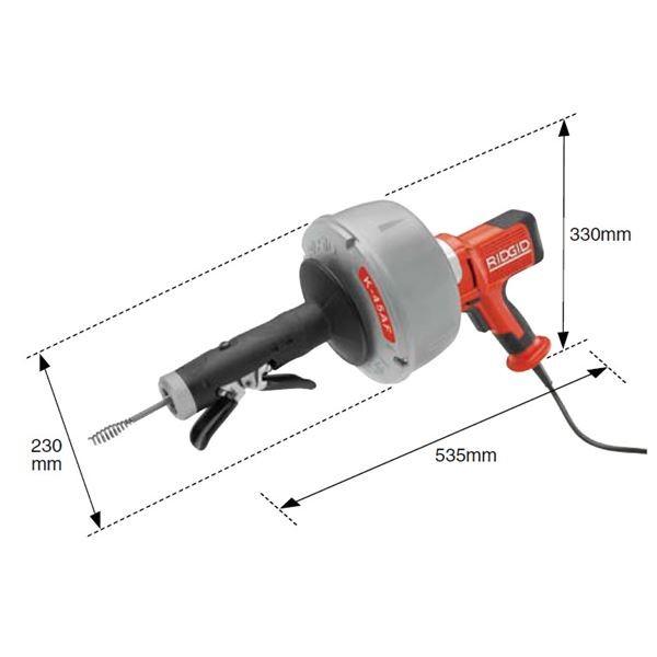 RIDGID リジッド 36003 ドレンクリーナー セット K-45AF-5 工具 ツール DIY 作業工具 道具_2