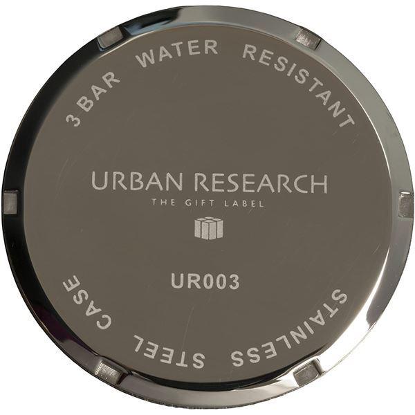 URBAN RESEARCH(アーバンリサーチ) 腕時計 UR003-01 メンズ ブラック｜mangerou｜05