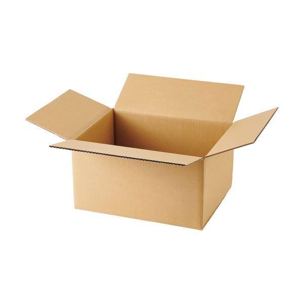 (まとめ)TANOSEE 無地ダンボール箱 B4ワイド判対応サイズ 高さ220mm 1パック(10枚) 〔×3セット〕
