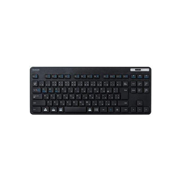 エレコム Bluetooth 5.0薄型コンパクトキーボード ブラック TK-FBM119KBK 1台