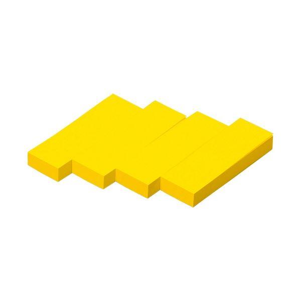 (まとめ) 3M ポスト・イット エコノパック 強粘着ふせん 75×25mm ビビットイエロー 5001SS-YN 1パック(20冊) 〔×3セット〕の画像