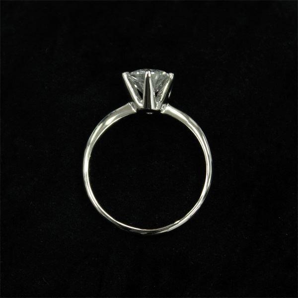 プラチナPt900 1.0ct一粒ダイヤリング 指輪 (鑑別書付き) 15号｜mangerou｜04