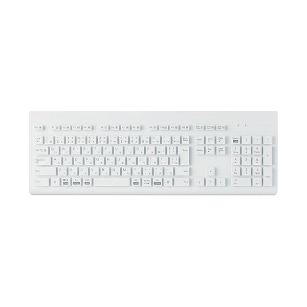 エレコム 洗える 抗菌Bluetoothキーボード ホワイト TK-WS03BMKWH 1台｜mangerou｜03
