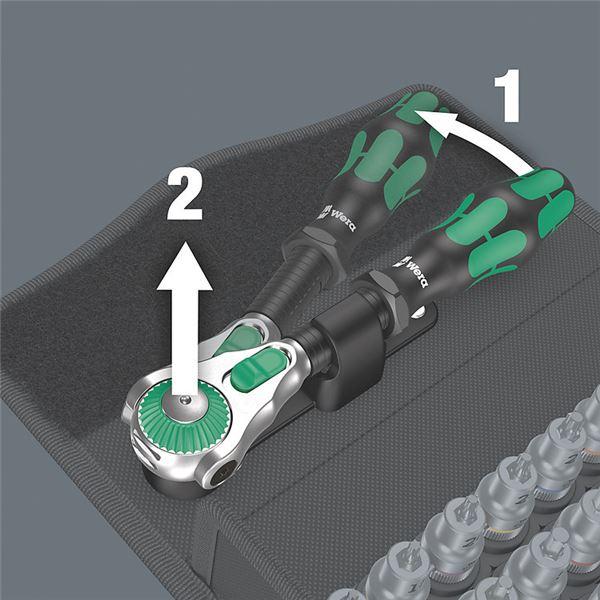WERA ヴェラ 35点組 ZYKLOP ソケットレンチ セット 003536 工具 ツール DIY 作業工具 道具 レンチ_1
