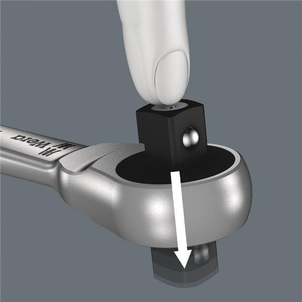 WERA ヴェラ 差込角3/8DR 29点組 ZYKLOP ソケットレンチ セット スリムデザイナタイプ 004047 工具 ツール DIY 作業工具 レンチ_4