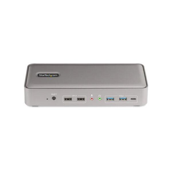 StarTech.com USB Type-C接続ドッキングステーション スペースグレー 129N-USBC-KVM-DOCK1台_2