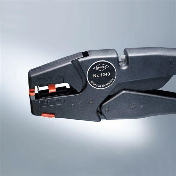 KNIPEX クニペックス ワイヤーストリッパー 全長200mm 1240-200 工具 ツール DIY 作業工具_3