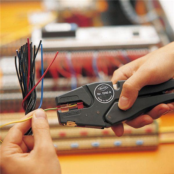 KNIPEX クニペックス ワイヤーストリッパー 全長200mm 1240-200 工具 ツール DIY 作業工具_4