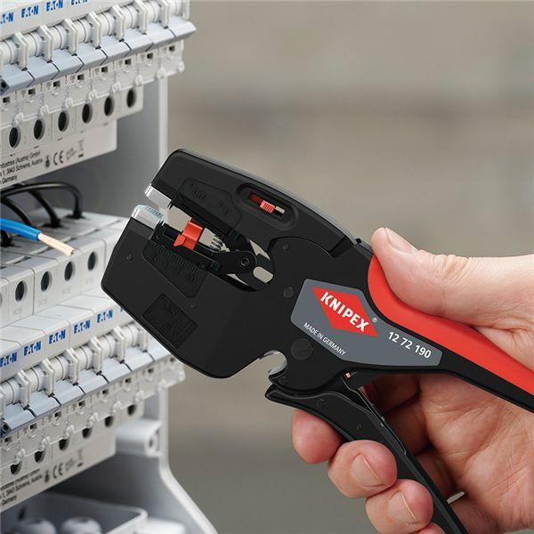 KNIPEX クニペックス 電工用マルチツール ネクストリップ 全長190mm パック入 1272-190SB 工具 ツール DIY 作業工具_2