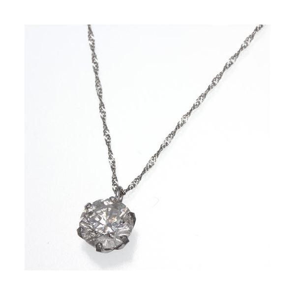 プラチナPtフクリンダイヤモンドペンダント⁄ネックレス 鑑別カード付き