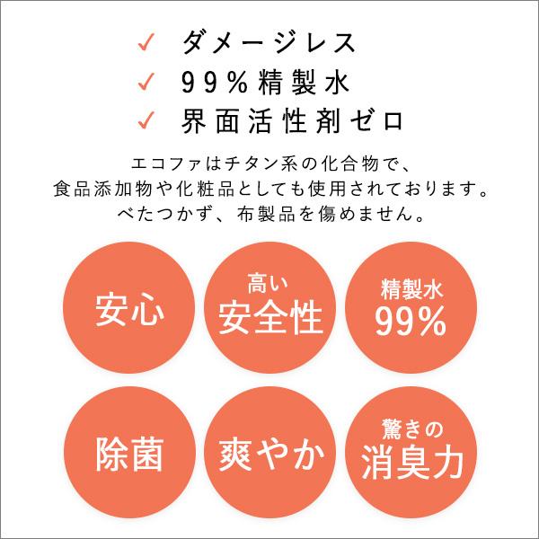 エコファ ウィルス・細菌・シックハウス対策スプレー(300mlタイプ)ウィルス、細菌、有害物質の除菌＆分解、抗菌、消臭効果〔ECOFUR〕単品｜mangerou｜03