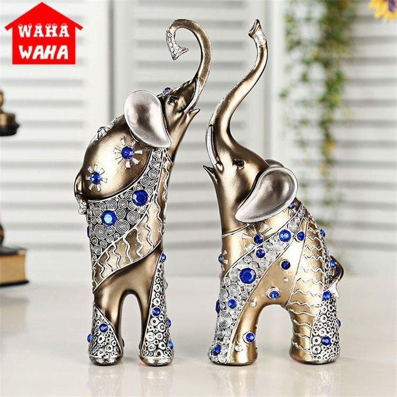 上等な 象 オブジェ 置物 ゾウ ２個セット インテリア レトロ アンティーク ワンピース Www Chemplex Co Zw