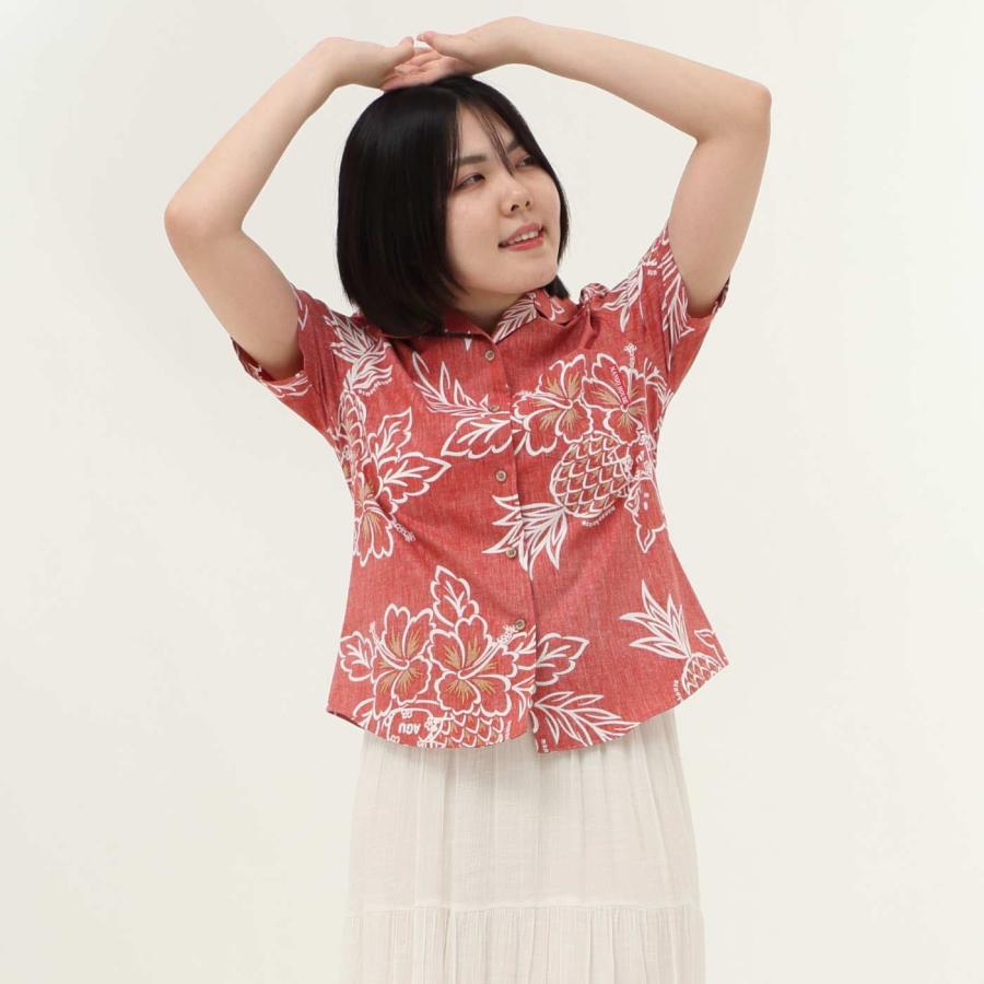 かりゆしウェア レディース 半袖 沖縄 結婚式 アロハシャツ リゾート