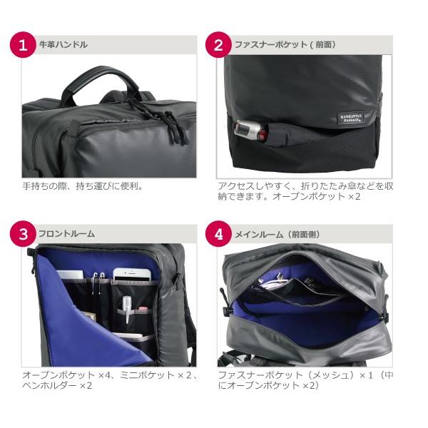 マンハッタンパッセージ#3315 B4サイズ　ビジネスリュック　新品未使用　PC manhattanpassage_3315