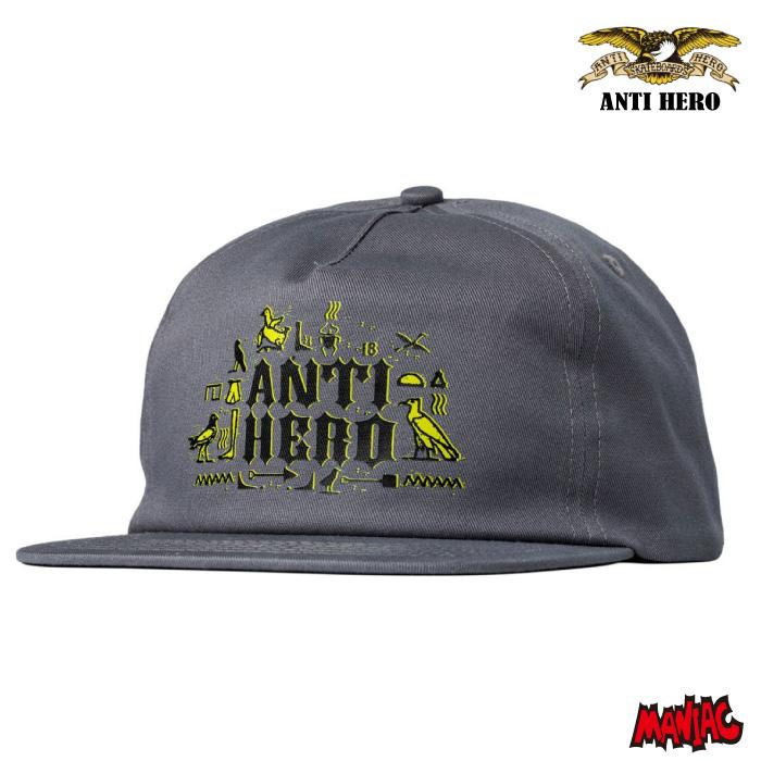 ANTIHERO（アンタイヒーロー） アンチヒーロー 帽子 キャップ ADJ AH