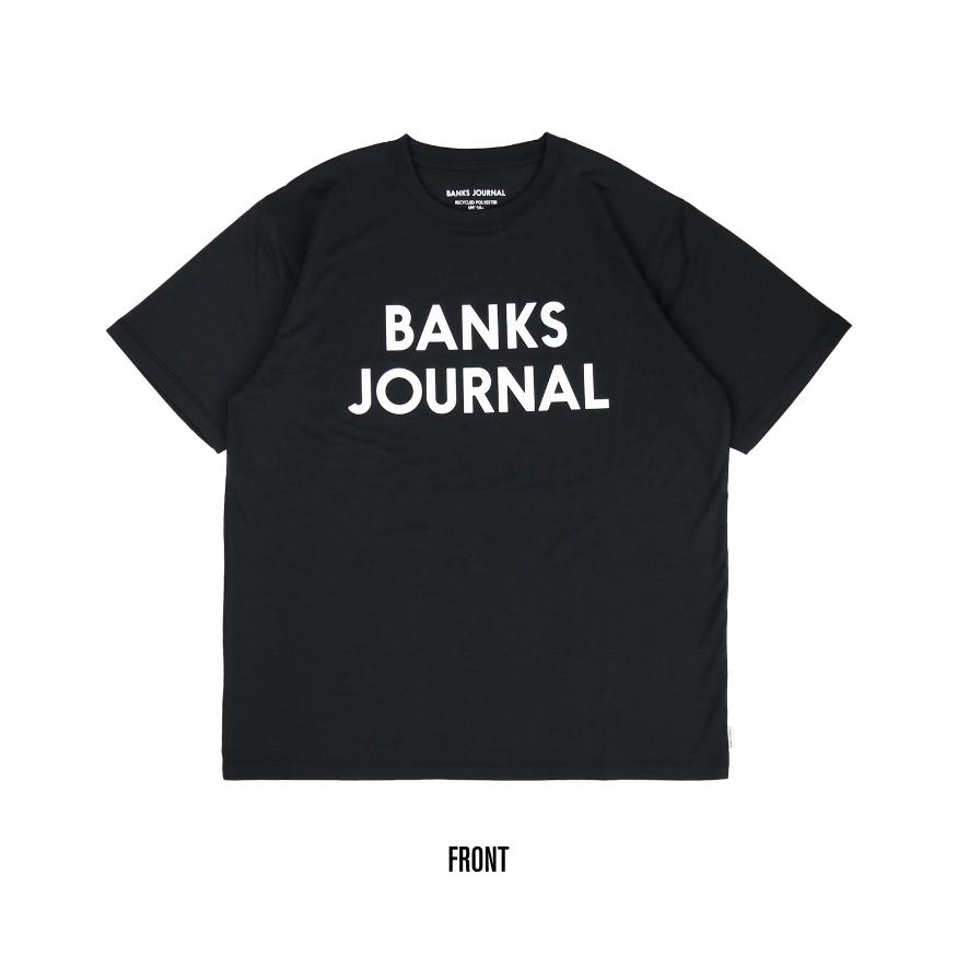 BANKS Tシャツ BANKS JOURNAL バンクスジャーナル メンズ 半袖Tシャツ ASMU1013-232 JOURNAL HYBRID TEE ロゴT ハイブリッドTシャツ｜maniac｜02