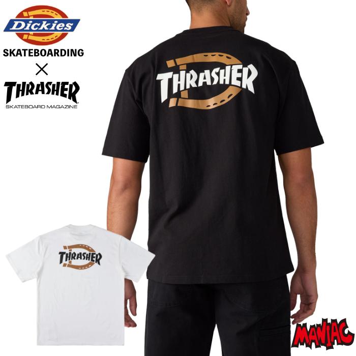 DICKIES ディッキーズ Tシャツ THRASHER スラッシャーコラボ 半袖