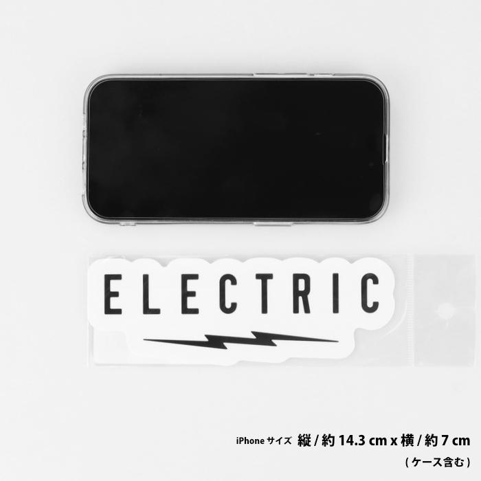 サーフィン ステッカー エレクトリック ELECTRIC UNDERVOLT CLEAR STICKER - Mサイズ E24MA03 ロゴステッカー シールタイプ | ELECTRIC | 01