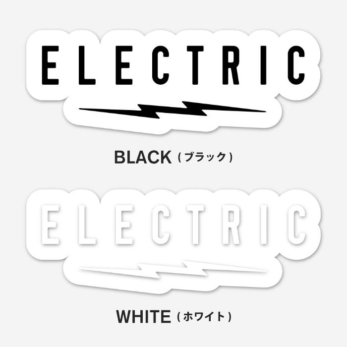 サーフィン ステッカー エレクトリック ELECTRIC UNDERVOLT CLEAR STICKER - XLサイズ E24MA05 ロゴステッカー シールタイプ | ELECTRIC | 05