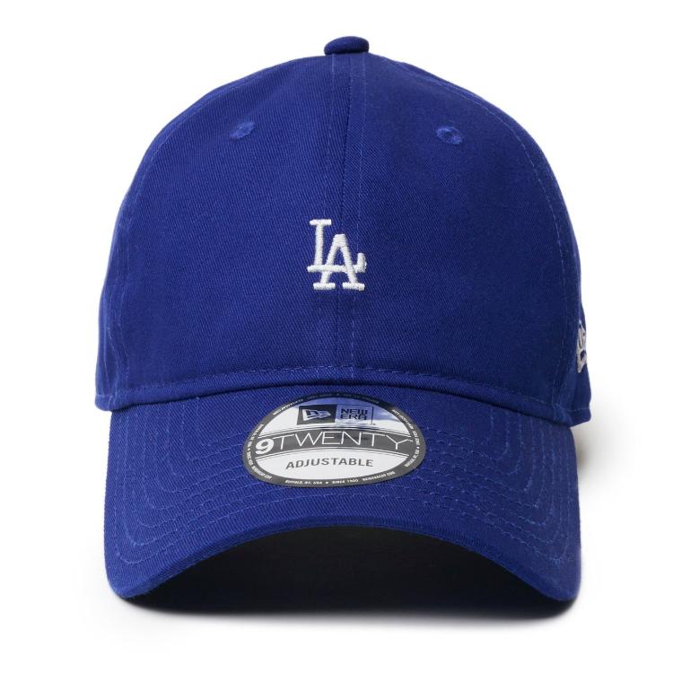 ニューエラ LA ローキャップ 9TWENTY NEWERA MLB Mini Logo ロサンゼルス・ドジャース ダークロイヤル 14307615 ミニロゴ 青 | 9TWENTY | 02