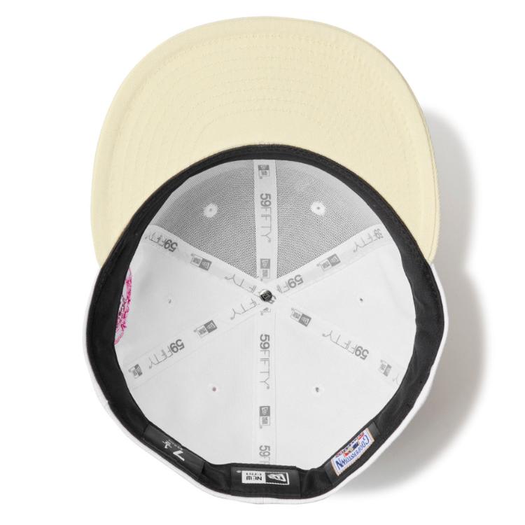 レア物！　ニューヨークヤンキース　ジップアップジャケット ホワイト 59FIFTY ニューエラ NY キャップ NEWERA Shaved Ice