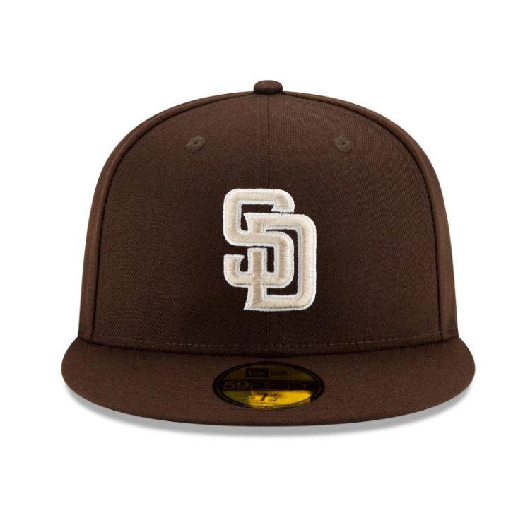 New Era ニューエラ サンディエゴ パドレス 帽子 茶色 ハート 59FIFTY ニューエラ SD キャップ NEWERA MLBオンフィールド