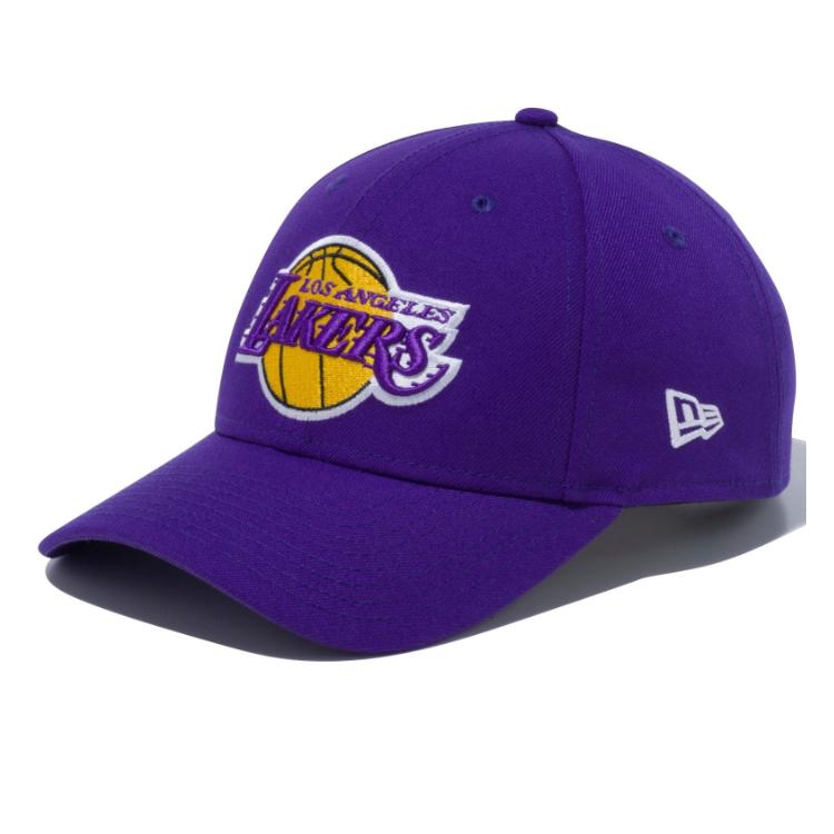 ニューエラ レイカーズ キャップ 9FORTY NEWERA NBA ロサンゼルス・レイカーズ チームカラー 13562123 940 LOSLAK TPUR TEAM パープル 紫 アジャスター｜maniac｜02